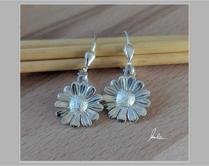 Ohrringe "Schwarzenberger Edelweiß"