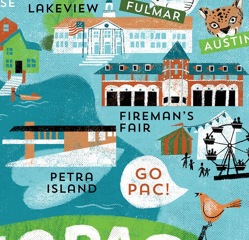 MAHOPAC NY POSTER 18 X 24 Etsy