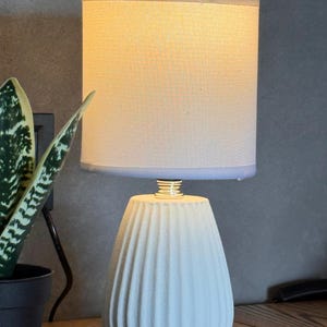 Cozy lighting ceramic table lamp