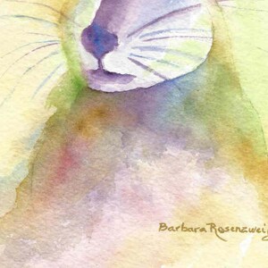 Baby Bunny Original Painting Watercolor Art Baby Rabbit Art - Etsy