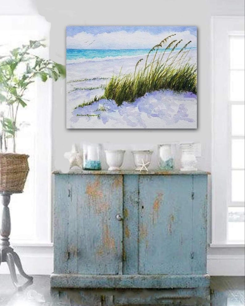 Beach Dunes Watercolor Painting Coastal Art Print Etsy UK beach-dunes-watercolor-painting-coastal-art-print-etsy-uk