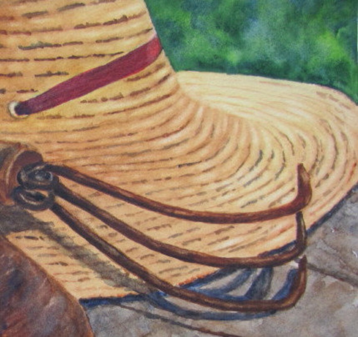 Gardening Painting Garden Tools Art Indoor Garden Decor Etsy