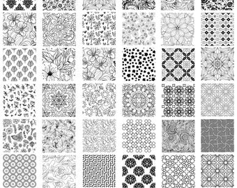 100 Floral Seamless Pattern Svg Bundle, Seamless Flower Digital Paper Png, Wildflower Repeat Vector Pattern, Floral Cut Files For Download
