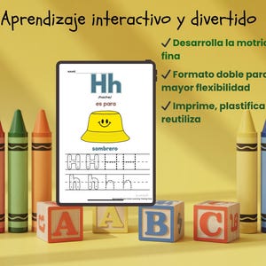 Spanish Alphabet Tracing Bundle for Kids | Abecedario PDF And JPG | Color & Classic Versions | Preschool Learning | Instant Download