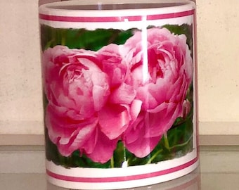 Pink Peony Coffee Mug for her