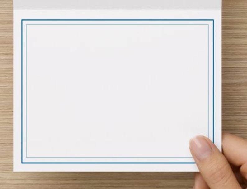 Blank Pink Floral Note card Set
