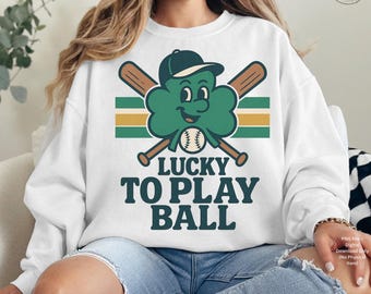 Tshirt designs, Baseball PNG: St. Patrick's Day Clipart (digitaler Download)