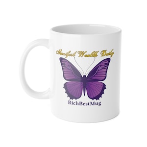 Manifest Wealth Daily Mug 11oz Motivational Coffee Cup, Positive Mindset Gift, Law of Attraction gift for entrepreneurs, success mindset mug