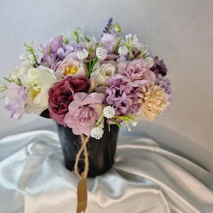 Clearance Graveside flower pots/ Memorial artifical silk flower Pots/*ONLY 1 OF EACH available*/Memorial/Funeral/Grave