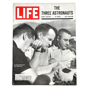 LIFE Magazine Feb 3 1967 Three Astronauts Apollo 1 Chaffee White Grissom NASA