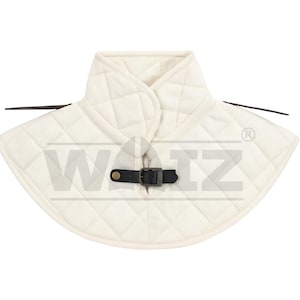 Col rembourré médiéval en coton Waiz® - Cache-cou matelassé pour reconstitutions historiques, GN et accessoires de costumes