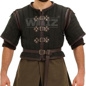 Waiz Medieval Coat Jacket Gambeson Aketon Sca Larp Costume Armor