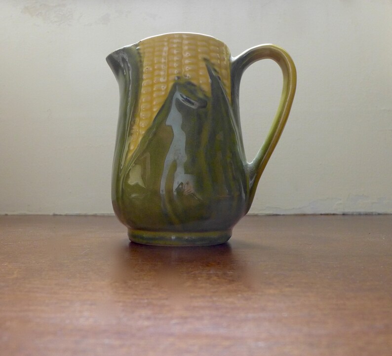 Vintage King Corn Shawnee Pottery Corn Collection Pitcher 70 Etsy