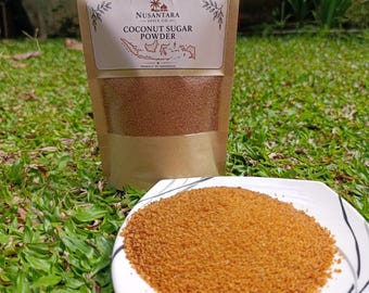 Organiczny cukier kokosowy w proszku | Naturalny słodzik karmelowy, wegański składnik wypieków