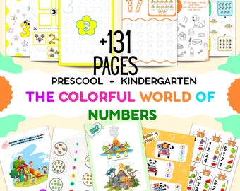 Math & Numbers 1-20: 131 Page Creative Preschool Activity Pack