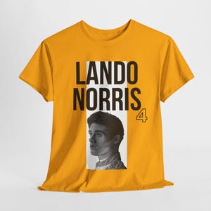 T-shirt Lando Norris, t-shirt fan de course F1, t-shirt Norris, haut de pilote de voiture de course, vêtements de sport unisexe, LN4, Lando Norris
