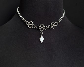 Wedding Elegant Softgoth Choker Fairycore Elven Medieval Necklace