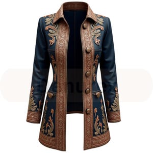 Embroidered Denim Jacket: Bohemian Floral Streetwear