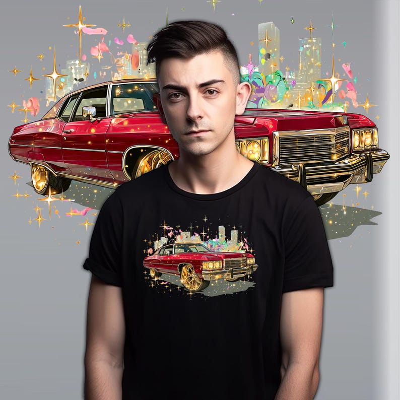 Hi Riser Car Clipart Bundle | Retro Custom Car Art Digital Download - Etsy