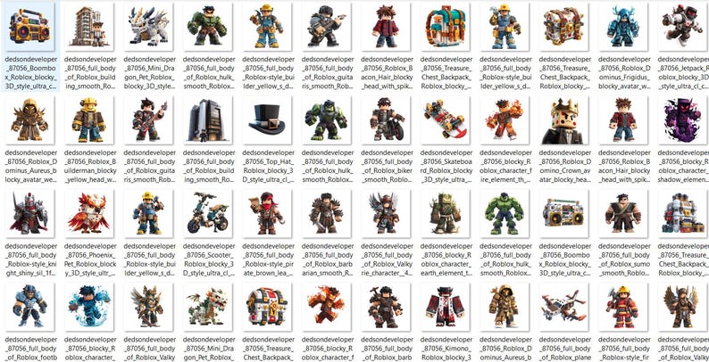 Block Game Characters & Items PNG Bundle | Voxel Style Digital Clipart ...