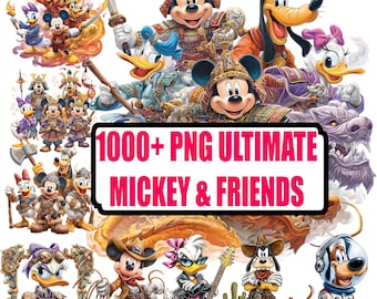 Cartoon Mouse Characters PNG Bundle | Toon Character Clipart (1,000+ Images)