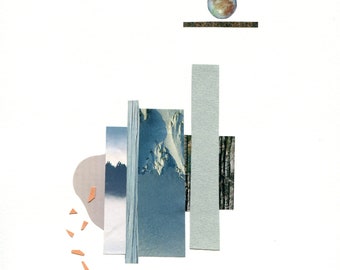 Unique and original abstract collage