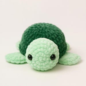 Crochet sea turtle plush, amigurumi turtle, turtle crochet pattern, cute stuffed turtle toy, handmade crochet turtle gift for kids