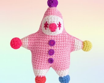 かぎ針編みのピエロのぬいぐるみ | ピエロのぬいぐるみ | ピエロの