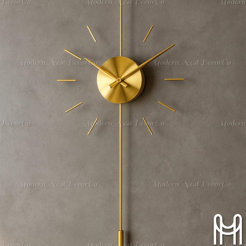 Glazen Wandklok - 30 cm - Stil & Niet-Tikkend - Kwalitatieve Kwarts