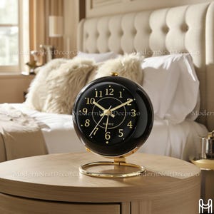 Réveil Rétro | Horloge de Bureau, Créative & Silencieux | NordiClock
