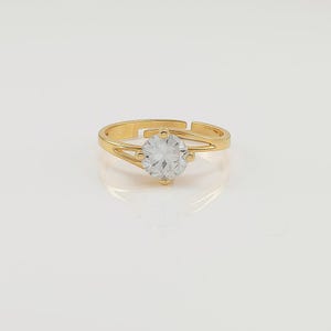 Double Band Gold Plated Ring
