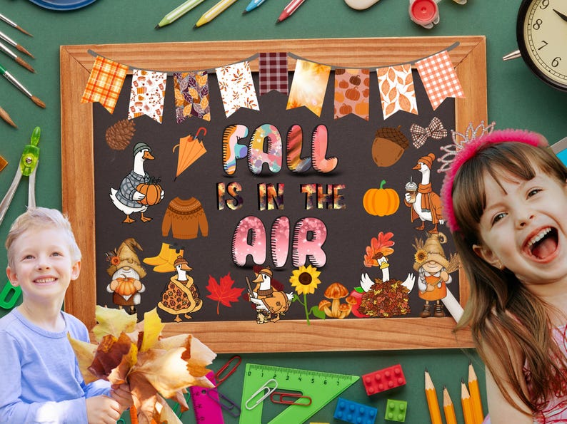 Fall Bulletin Board Kit: Goose Theme, Classroom Decor (PDF Download) - Etsy