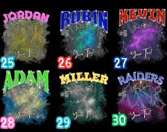 Paquete de plantillas editables de Canva para camisetas con mascotas de fútbol americano, diseños personalizados para fiestas de bienvenida y eventos escolares, collage de fotos de camisetas de los 90 en formato PNG, DTF y sublimación.