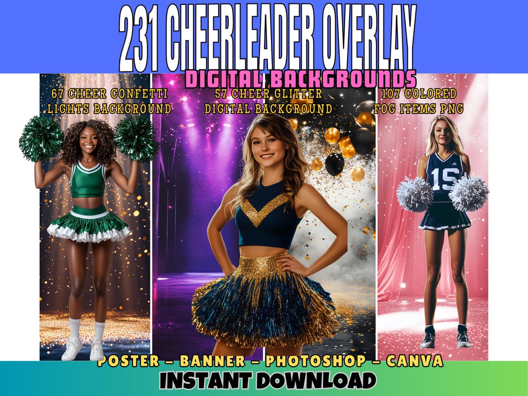 Cheer Poster Template Backgrounds Dance, Composite Photography ...