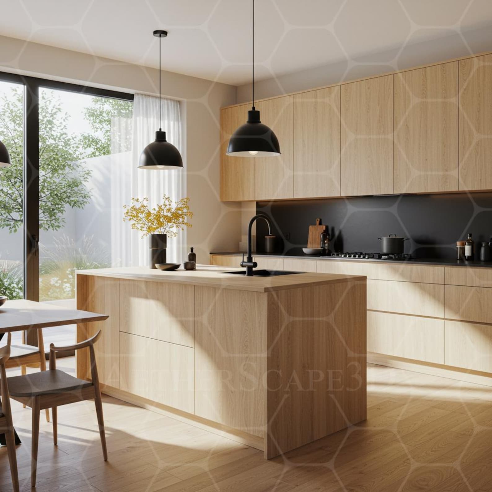 Kitchen Rendering Setup 3D Kitchen Interior Rendering – Custom Realistic Architectural ...