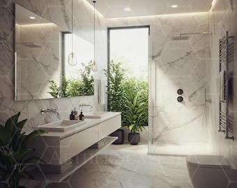 3D Bathroom Interior Rendering & Animation – Custom Visualization for Renovation, Real Estate, or Design