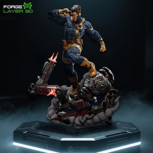 Cyclops X-Men 1:6 Scale STL | Pre-Supported 3D Print Model Figure