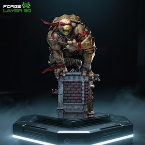 Raphael STL with Bust | Teenage Mutant Ninja Turtles | 1:6 Scale