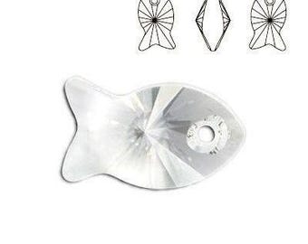 6727 Swarovski Pendant Fish - Pisces - 18 mm - Crystal - Crystals from Swarovski - Swarovski Elements