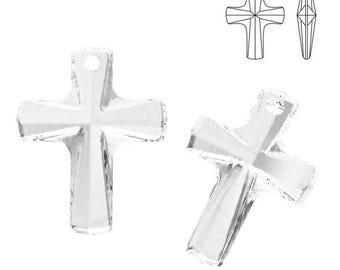 6860 Swarovski Pendant Cross - 12 mm - Crystal