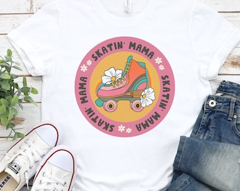 Chemise de maman de patinage, chemises de maman, chemise de patineur, maman de skate, cadeaux pour maman, cadeaux de maman, cadeau de fête des mères, chemise de maman fille, chemise de maman garçon, rétro