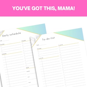 Printable Working Mom Planner, Work From Home Planner, Wfh Planner ...
