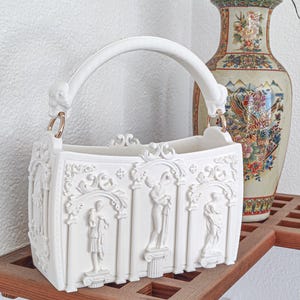 Artisan Hard Shell Bag – Unique Handmade Bag | Women&#39;s Gift Idea | Sustainable Fashion | Handmade in Italy + FREE GIFT