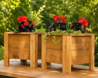 DIY Wooden Planter Box Plan Modern PDF Guide for Indoor & Outdoor