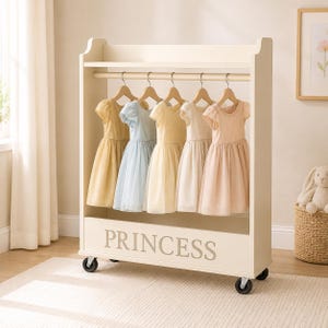 Kids Closet Rack Plan, Beginner Friendly, No Cutting Required (Digital Download)