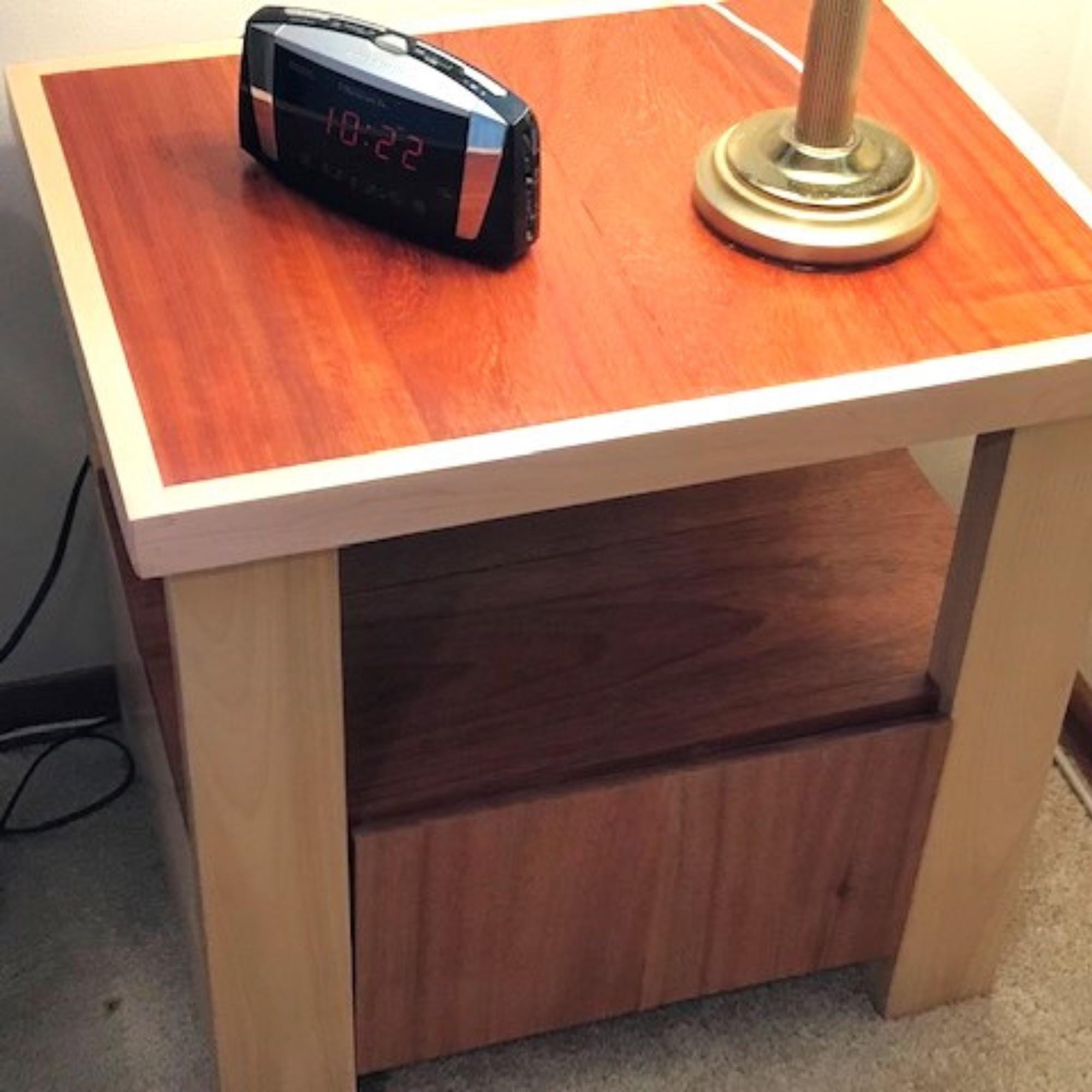 DIY Farmhouse End Table Plans: Rustic Nightstand PDF Guide - Etsy