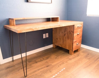 DIY Gaming Desk Woodworking Plans | Modern PC Setup Furniture (PDF Download)