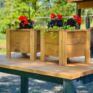 DIY Wooden Planter Box Plan Modern Indoor & Outdoor PDF Guide