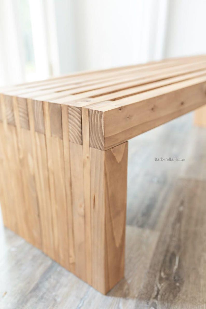 DIY 2x4 Wooden Bench Plans PDF Build Guide for Patio & Entryway - Etsy