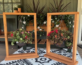 Hanging Plant Stand Plan. DIY Woodworking Build Guide PDF